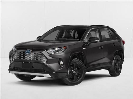Blizzard Pearl w/Black Roof 2019 Toyota RAV4 Hybrid SE