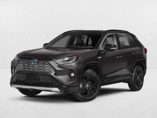 Blizzard Pearl w/Black Roof 2019 Toyota RAV4 Hybrid SE