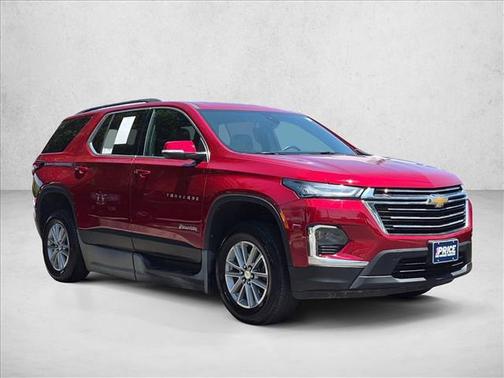 Cherry Red Tintcoat 2022 Chevrolet Traverse LT Cloth