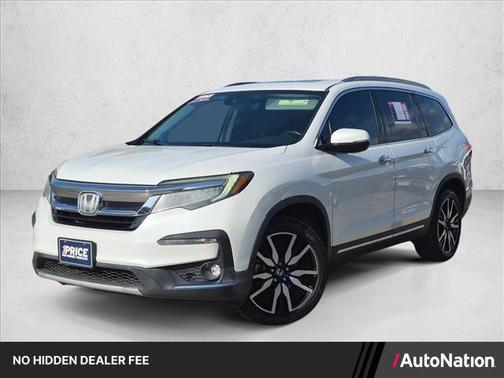 Platinum White Pearl 2020 Honda Pilot Touring 8-Passenger