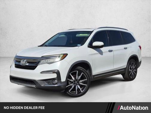 Platinum White Pearl 2020 Honda Pilot Touring 8-Passenger