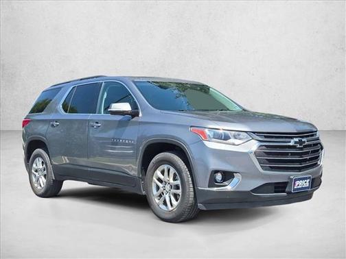 Satin Steel Metallic 2020 Chevrolet Traverse LT Cloth