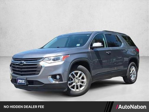 Satin Steel Metallic 2020 Chevrolet Traverse LT Cloth