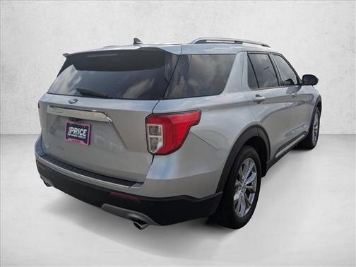 Iconic Silver Metallic 2022 Ford Explorer Limited