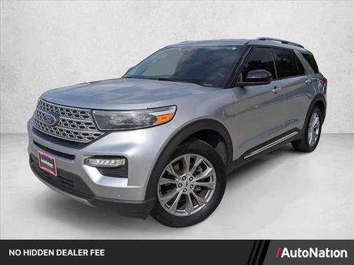 Iconic Silver Metallic 2022 Ford Explorer Limited