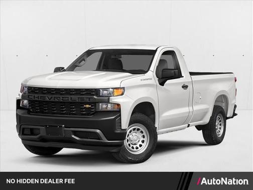 Summit White 2021 Chevrolet Silverado 1500 WT