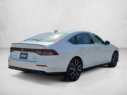 Platinum White Pearl 2025 Honda Accord Hybrid Touring