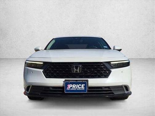Platinum White Pearl 2025 Honda Accord Hybrid Touring