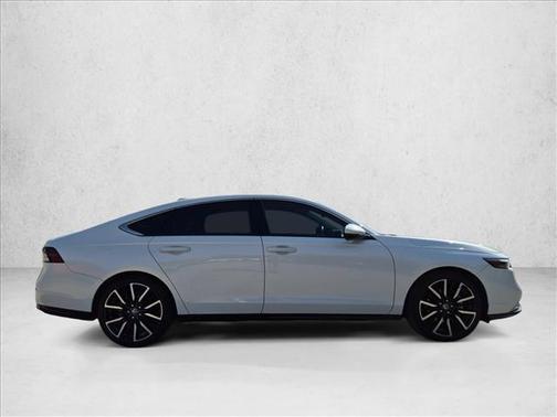 Platinum White Pearl 2025 Honda Accord Hybrid Touring