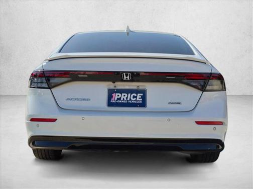 Platinum White Pearl 2025 Honda Accord Hybrid Touring