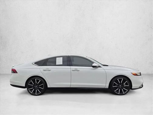 Platinum White Pearl 2025 Honda Accord Hybrid Touring