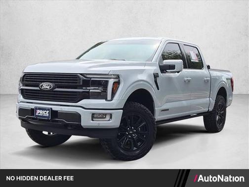 Space White Metallic 2025 Ford F-150 Platinum