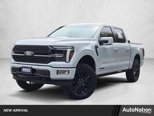 Space White Metallic 2025 Ford F-150 Platinum