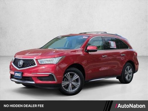 Performance Red Pearl 2020 Acura MDX 3.5L