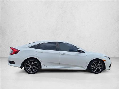 Platinum White Pearl 2019 Honda Civic Sport
