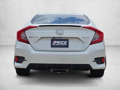 Platinum White Pearl 2019 Honda Civic Sport