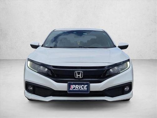 Platinum White Pearl 2019 Honda Civic Sport