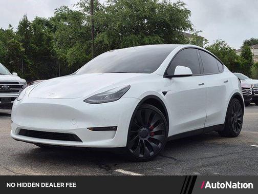 Pearl White Multi-Coat 2022 Tesla Model Y Performance Dual Motor All-Wheel Drive