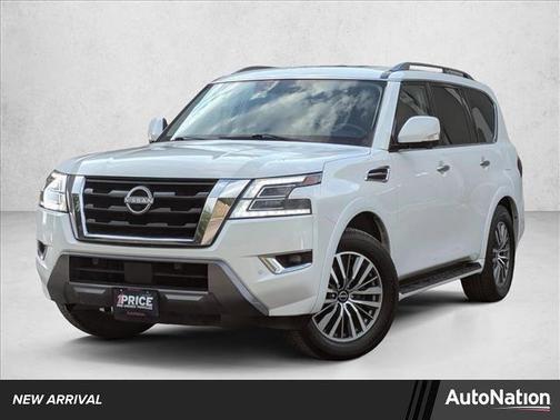 Aspen White Tricoat 2023 Nissan Armada SL 2WD