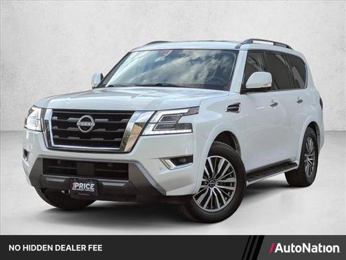Aspen White Tricoat 2023 Nissan Armada SL 2WD