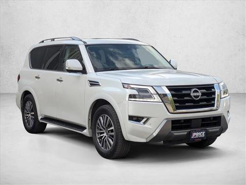 Aspen White Tricoat 2023 Nissan Armada SL 2WD