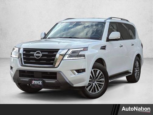 Aspen White Tricoat 2023 Nissan Armada SL 2WD