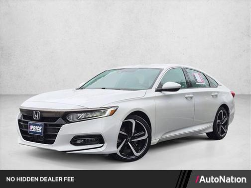 Platinum White Pearl 2020 Honda Accord Sport 1.5T