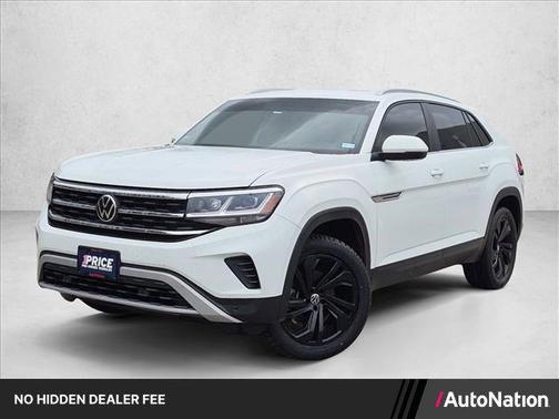 Pure White 2022 Volkswagen Atlas Cross Sport 3.6L V6 SE w/Technology