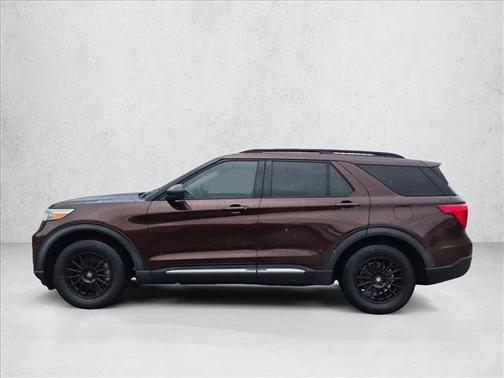 Rich Copper Metallic Tinted Clearcoat 2020 Ford Explorer XLT
