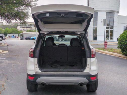 White Platinum Metallic Tri-Coat 2017 Ford Escape Titanium