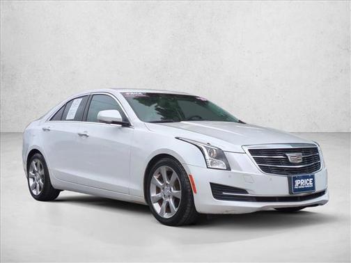 Crystal White Tricoat 2015 Cadillac ATS 3.6L Luxury