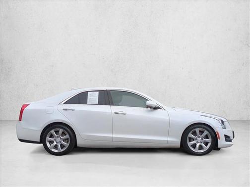 Crystal White Tricoat 2015 Cadillac ATS 3.6L Luxury