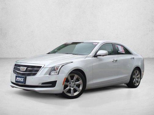 Crystal White Tricoat 2015 Cadillac ATS 3.6L Luxury