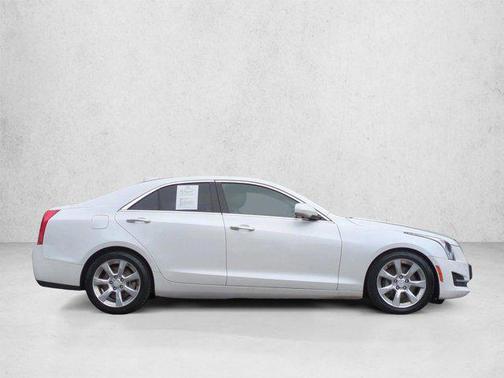 Crystal White Tricoat 2015 Cadillac ATS 3.6L Luxury