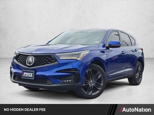 Apex Blue Pearl 2021 Acura RDX A-Spec