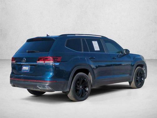 Tourmaline Blue Metallic 2022 Volkswagen Atlas 2.0T SE w/Technology