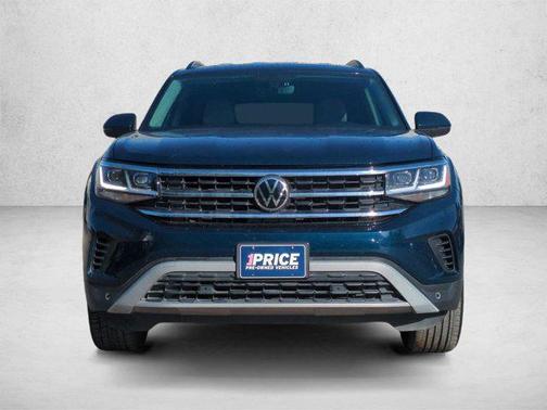 Tourmaline Blue Metallic 2022 Volkswagen Atlas 2.0T SE w/Technology