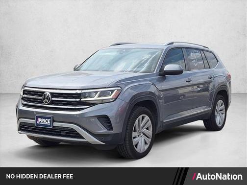 Platinum Gray Metallic 2021 Volkswagen Atlas 3.6L SEL