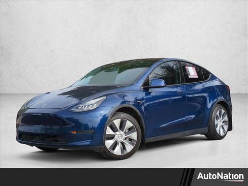 Deep Blue Metallic 2020 Tesla Model Y Long Range Dual Motor All-Wheel Drive
