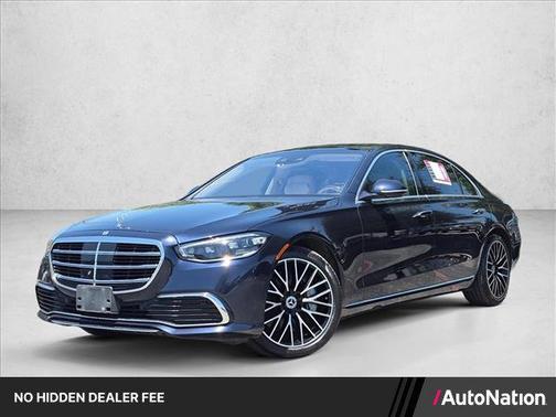 Nautical Blue Metallic 2022 Mercedes-Benz S-Class 4MATIC
