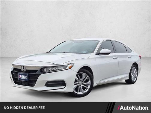 Platinum White Pearl 2018 Honda Accord LX