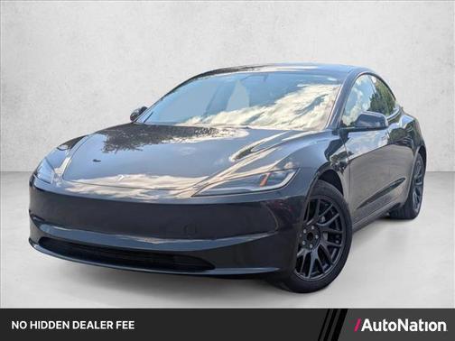 Stealth Grey 2025 Tesla Model 3 Long Range