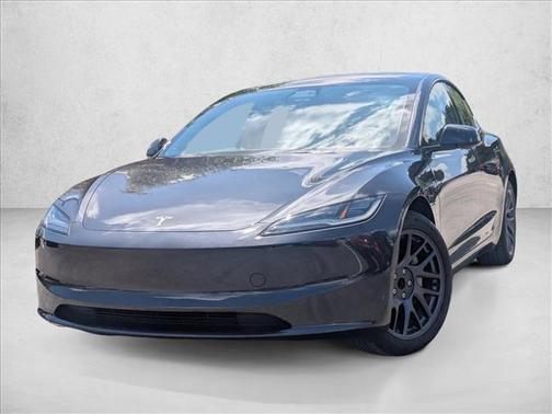 Stealth Grey 2025 Tesla Model 3 Long Range
