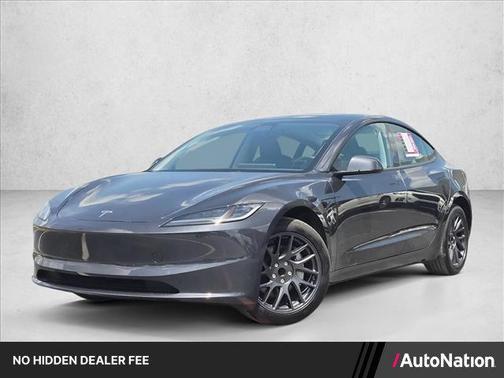 Stealth Grey 2025 Tesla Model 3 Long Range