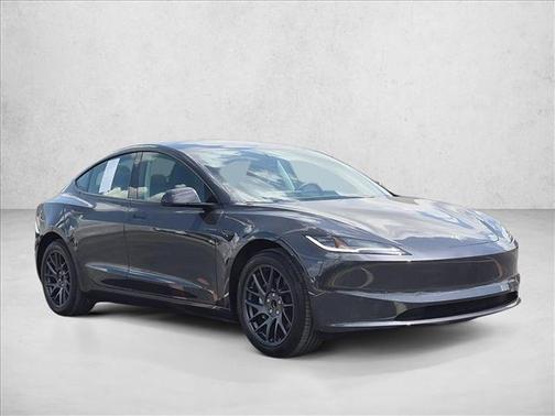 Stealth Grey 2025 Tesla Model 3 Long Range