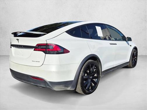 Pearl White Multi-Coat 2020 Tesla Model X Long Range Plus Dual Motor All-Wheel Drive