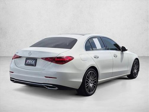 White 2022 Mercedes-Benz C-Class Sedan