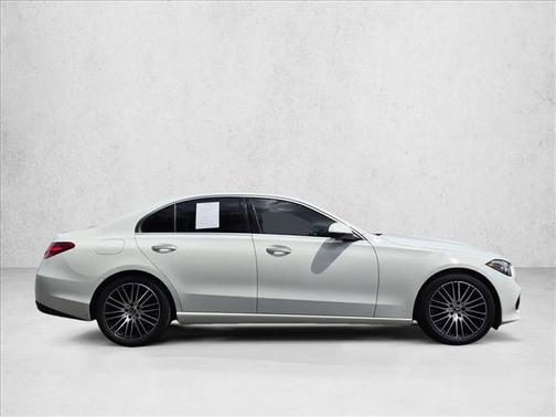 White 2022 Mercedes-Benz C-Class Sedan