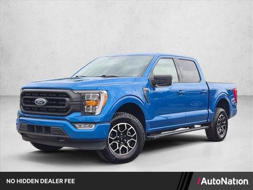 Velocity Blue Metallic 2021 Ford F-150 XLT