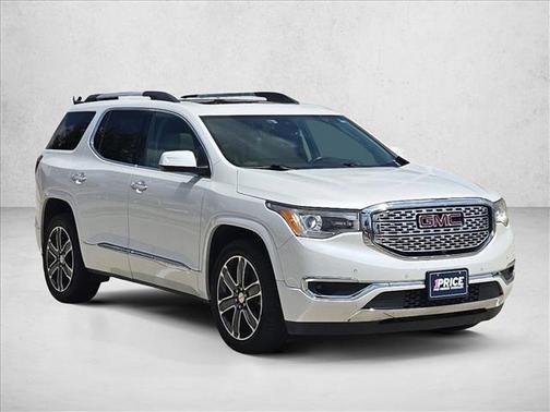 White Frost Tricoat 2017 GMC Acadia Denali